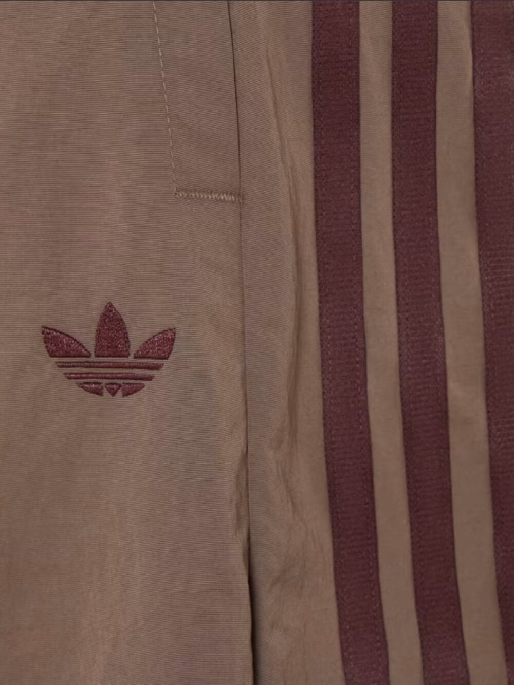 adidas originals women's brown 'curved pants' waistband detail BNWT size M, L - Picture 7 of 16